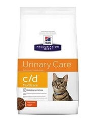 Hill's Prescription Diet Feline C/D Multicare, 1,5 кг. цена и информация | Сухой корм для кошек | kaup24.ee