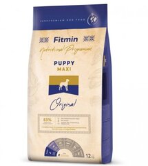 Fitmin Dog Maxi Puppy koos linnulihaga, 12 kg hind ja info | Kuivtoit koertele | kaup24.ee