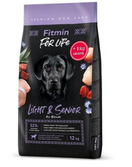 Fitmin Dog For Life Light&Senior koos linnulihaga, 13 kg hind ja info | Kuivtoit koertele | kaup24.ee