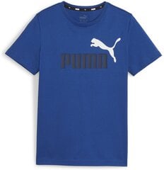 Puma Футболки Ess+ 2 Col Logo Tee Blue 586985 21 586985 21/152 цена и информация | Рубашки для мальчиков | kaup24.ee