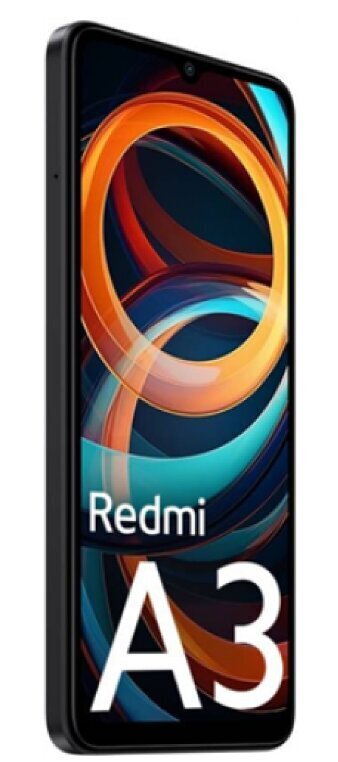 Xiaomi Redmi A3 4/128GB Midnight Black hind ja info | Telefonid | kaup24.ee