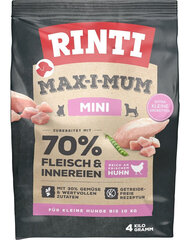 Rinti Max-i-mum Mini Adult koos kanaga, 4 kg hind ja info | Kuivtoit koertele | kaup24.ee