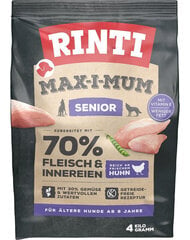 Rinti Max-i-mum Senior koos kanaga, 4 kg hind ja info | Kuivtoit koertele | kaup24.ee