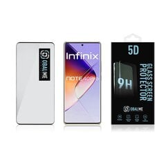 OBAL:ME 5D Glass Screen Protector for Infinix Note 40 Pro Black цена и информация | Защитные пленки для телефонов | kaup24.ee