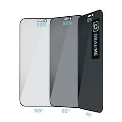 Obal:Me Privacy 5D Glass Screen Protector hind ja info | Ekraani kaitsekiled | kaup24.ee