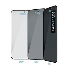 Obal:Me Privacy 5D Glass Screen Protector hind ja info | Ekraani kaitsekiled | kaup24.ee