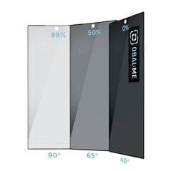 Obal:Me Privacy 5D Glass Screen Protector hind ja info | Ekraani kaitsekiled | kaup24.ee