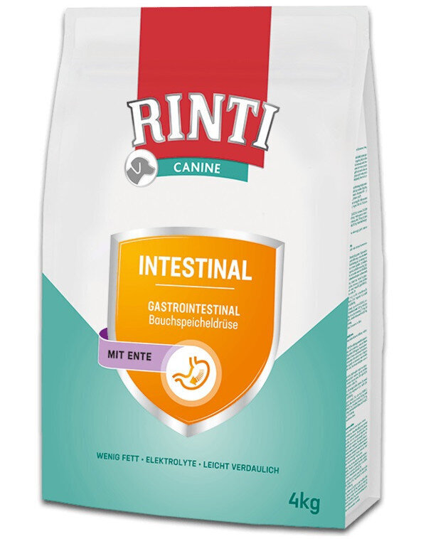 Rinti Canine Intestinal koos pardiga, 4 kg цена и информация | Kuivtoit koertele | kaup24.ee