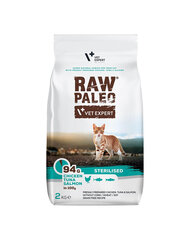 VetExpert Raw Paleo Sterilised Chicken&Tuna&Salmon, 2 kg hind ja info | Kuivtoit kassidele | kaup24.ee