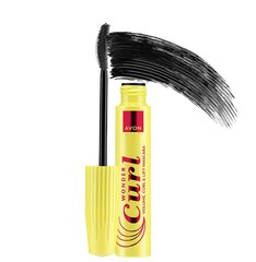 Тушь для ресниц Avon Curl Black, 10 мл цена и информация | Тушь, средства для роста ресниц, тени для век, карандаши для глаз | kaup24.ee