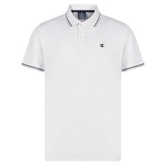 T-särk meestele Champion Legacy Polo 217496WW001, valge hind ja info | Meeste T-särgid | kaup24.ee