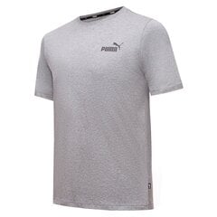 Ess small logo tee puma 58666803 vīriešiem pilka men's grey цена и информация | Мужские футболки | kaup24.ee