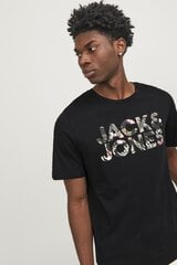 T-särk meestele Jack & Jones, must hind ja info | Meeste T-särgid | kaup24.ee