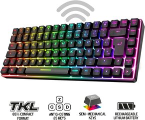 SPIRIT OF GAMER traadita Bluetooth mänguklaviatuur hind ja info | Klaviatuurid | kaup24.ee