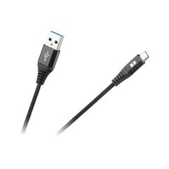 usb micro rebel kaabel 50 cm, must hind ja info | Mobiiltelefonide kaablid | kaup24.ee