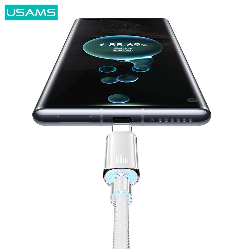 USAMS Cloud Series 6A hind ja info | Mobiiltelefonide kaablid | kaup24.ee