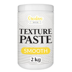 Smooth Texture Paste 2 kg Creative Deco White Mass, modelleerimispasta, lihtne kasutada 3D efektide loomiseks цена и информация | Клей | kaup24.ee