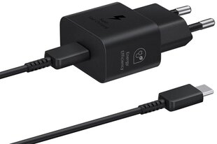 Samsung EP-T25 laadimiskomplekt (USB-C to USB-C 1m juhe) hind ja info | Mobiiltelefonide laadijad | kaup24.ee