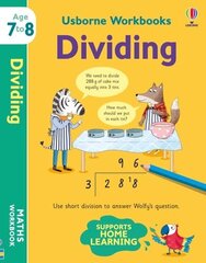 Usborne Workbooks Dividing 7-8 цена и информация | Книги для подростков и молодежи | kaup24.ee