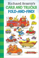 Richard Scarry's Cars and Trucks Fold-and-Find! hind ja info | Noortekirjandus | kaup24.ee