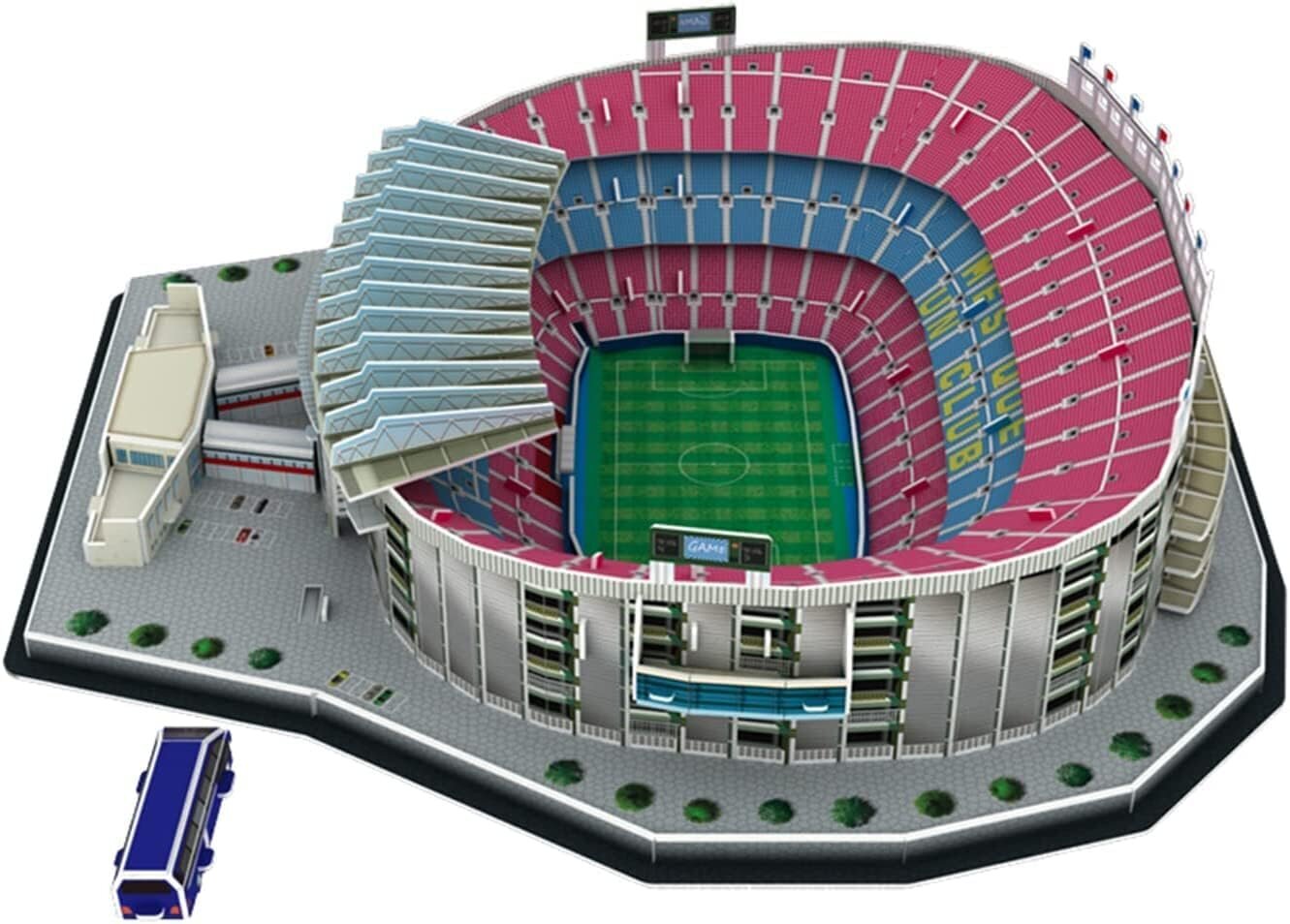 Puzzle 3D jalgpallistaadion BARCELONA CAMP NOU hind ja info | Pusled | kaup24.ee