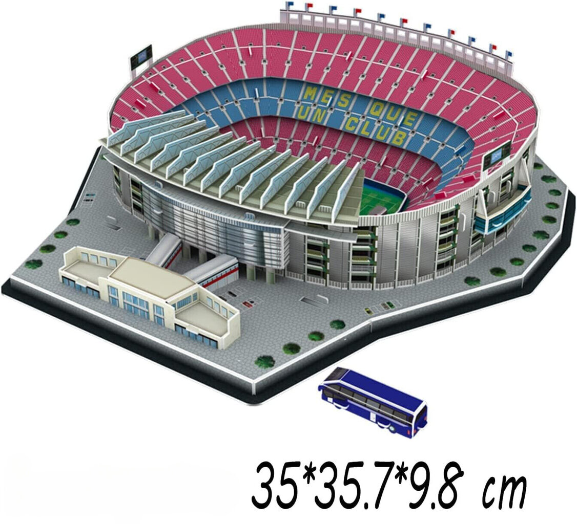 Puzzle 3D jalgpallistaadion BARCELONA CAMP NOU hind ja info | Pusled | kaup24.ee