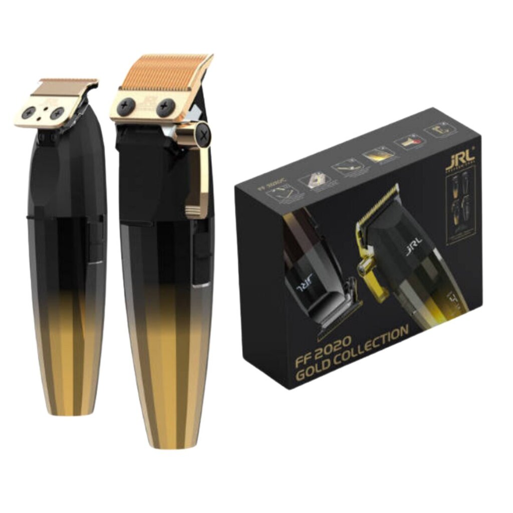 JRL Fresh Fade Combo Kit 2020 Gold Barber Hair Razor ja juuksetrimmer komplekt hind ja info | Juukselõikusmasinad, trimmerid | kaup24.ee