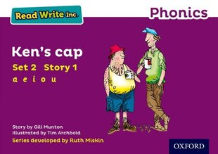 Read Write Inc. Phonics: Ken's Cap (Purple Set 2 Storybook 1) hind ja info | Noortekirjandus | kaup24.ee