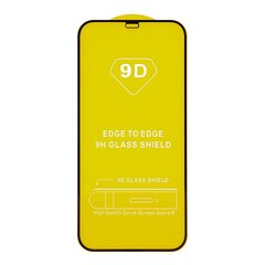 Закаленное стекло 9D для Oppo A18 в черной рамке цена и информация | Чехлы для телефонов | kaup24.ee