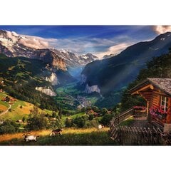 TREFL Premium Plus pusle Lauterbrunnen Valley, 1000 osa hind ja info | Liivakastid, liiv ja mänguasjad | kaup24.ee