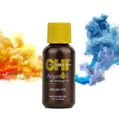 Argaania- ja moringaõli juustele CHI Argan Oil Plus Moringa Oil, 15 ml x 5 tk hind ja info | Maskid, õlid, seerumid | kaup24.ee