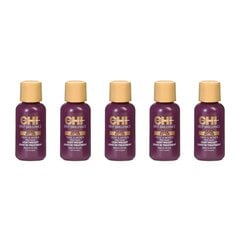 Sissejäetav juukseseerum Chi Deep Brilliance Olive & Monoi Lightweight Leave-In, 15 ml x 5 tk. hind ja info | Maskid, õlid, seerumid | kaup24.ee