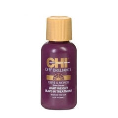 Sissejäetav juukseseerum Chi Deep Brilliance Olive & Monoi Lightweight Leave-In, 15 ml x 5 tk. hind ja info | Maskid, õlid, seerumid | kaup24.ee