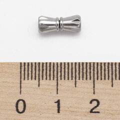 KruviLukk, Roostevaba Teras, 11.5x5mm, Auk 1mm, 1 tk hind ja info | Ehete valmistamine, helmestamine | kaup24.ee