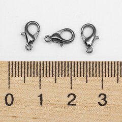 Lobster Karabiin Lukk, Metallisulam, 10x6mm, Relva Teras, 50 tk hind ja info | Ehete valmistamine, helmestamine | kaup24.ee