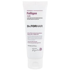 Dr.FORHAIR Folligen Silk Shampoo 70 ml - šampoon siidiga hind ja info | Maskid, õlid, seerumid | kaup24.ee