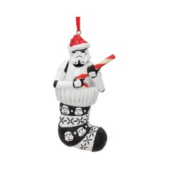 Star Wars Stormtrooper in Stocking Hanging Christmas Ornament 11.5cm цена и информация | Атрибутика для игроков | kaup24.ee