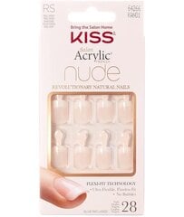 Kunstküüned Kiss Nude Nails Breath 28 tk. цена и информация | Средства для маникюра и педикюра | kaup24.ee