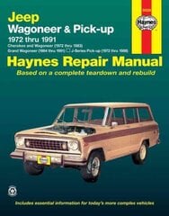 Jeep Wagoneer & Pick-up covering Wagoneer (72-83), Grand Wagoneer (84-91), Cherokee (72-83) & J-Series pick-ups (72-88) Haynes Repair Manual (USA) цена и информация | Путеводители, путешествия | kaup24.ee