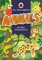 Fun With Ladybird: My First Sticker Book: Animals hind ja info | Väikelaste raamatud | kaup24.ee