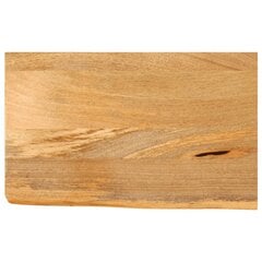 vidaXL lauaplaat naturaalse servaga 50x30x3,8 cm mangopuidust цена и информация | Столешницы для кухни | kaup24.ee