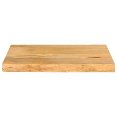 vidaXL lauaplaat naturaalse servaga 50x30x3,8 cm mangopuidust цена и информация | Столешницы для кухни | kaup24.ee