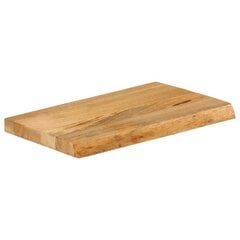 vidaXL lauaplaat naturaalse servaga 50x20x3,8 cm mangopuit цена и информация | Столешницы для кухни | kaup24.ee