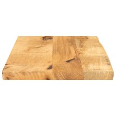 vidaXL lauaplaat 50x20x2,5cm Naturaalne serv toores mangopuit цена и информация | Столешницы для кухни | kaup24.ee