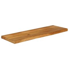 vidaXL lauaplaat naturaalse servaga 100x20x3,8 cm mangopuit цена и информация | Столешницы для кухни | kaup24.ee