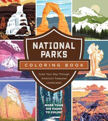 National Parks Coloring Book: Color Your Way Through America's Treasured Landscapes - More than 100 Pages to Color! цена и информация | Путеводители, путешествия | kaup24.ee