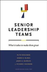 Senior Leadership Teams: What It Takes to Make Them Great цена и информация | Книги по экономике | kaup24.ee