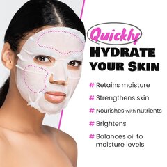 Dewytree PICK AND QUICK Moisture Full Mask 30 шт - Увлажняющие листовые маски цена и информация | Маски для лица, патчи для глаз | kaup24.ee