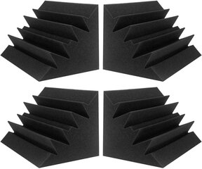 JBER 4 Pack Acoustic Foam Bass Trap цена и информация | Принадлежности для музыкальных инструментов | kaup24.ee