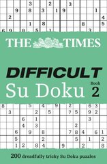 Times Difficult Su Doku Book 2: 200 Challenging Puzzles from the Times цена и информация | Книги о питании и здоровом образе жизни | kaup24.ee